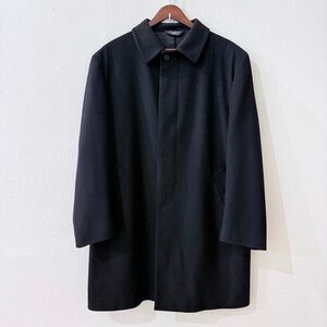 Vintage Jos. A. Banks Mens Size 42R Regular Black Wool Cashmere Blend Dress Coat